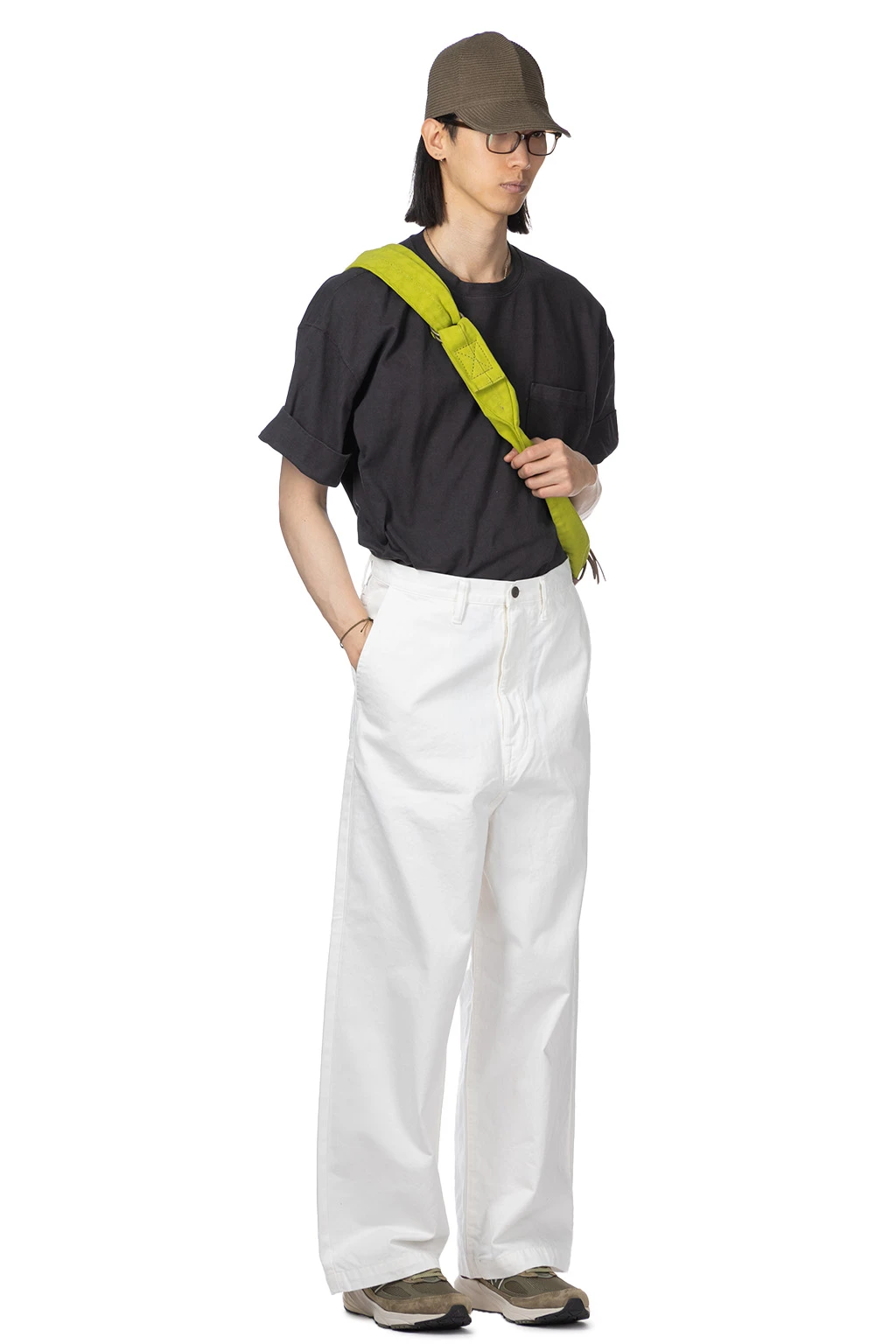 Chino PORT Baggy Pants - White 10 Chino PORT Baggy Pants - White - Image 10