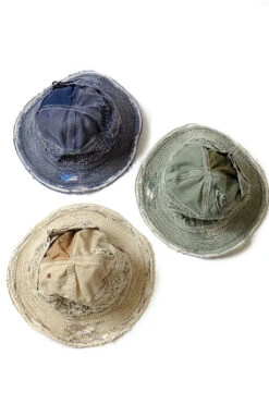 Chino THE OLD MAN AND THE SEA Hat (CRASH Remake) - 3 Colors -Menswear Rise Sales Store Kapital Chino THE OLD MAN AND THE SEA Hat CRASH Remake 3 Colors EK 1499 05