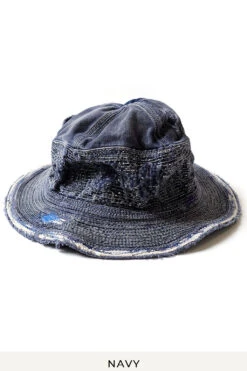 Chino THE OLD MAN AND THE SEA Hat (CRASH Remake) - 3 Colors -Menswear Rise Sales Store Kapital Chino THE OLD MAN AND THE SEA Hat CRASH Remake 3 Colors EK 1499 06