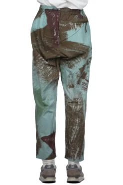 Combed Burberry BRUSH-CAMO EASY Pants - Turquoise -Menswear Rise Sales Store Kapital Combed Burberry BRUSH CAMO EASY Pants Turquoise K2305LP176 TAQ noe 04 m
