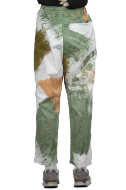 Combed Burberry BRUSH-CAMO EASY Pants - White -Menswear Rise Sales Store Kapital Combed Burberry BRUSH CAMO EASY Pants White K2305LP176 WH noe 04 m