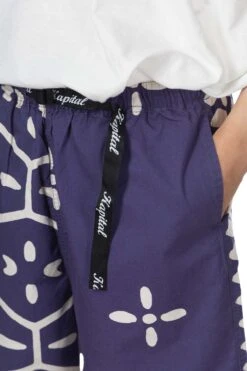 Combed Burberry Homongo Cross Easy Shorts - Navy -Menswear Rise Sales Store Kapital Combed Burberry Homongo Cross Easy Shorts Navy K2105SP153 NV 24 m