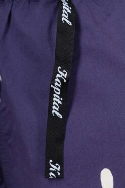 Combed Burberry Homongo Cross Easy Shorts - Navy -Menswear Rise Sales Store Kapital Combed Burberry Homongo Cross Easy Shorts Navy K2105SP153 NV 25 m