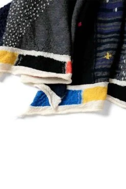 Compressed Wool Scarf GABBEH UNIVERSE - 2 Colors -Menswear Rise Sales Store Kapital Compressed Wool Scarf GABBEH UNIVERSE 2 Colors EK 1544 06