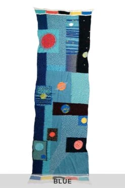 Compressed Wool Scarf GABBEH UNIVERSE - 2 Colors -Menswear Rise Sales Store Kapital Compressed Wool Scarf GABBEH UNIVERSE 2 Colors EK 1544 13