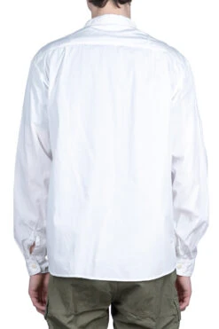 Cotton Broad Anorak Shirt - White -Menswear Rise Sales Store Kapital Cotton Broad Anorak Shirt White EK 739 14 m