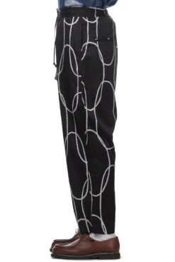 Cotton Rayon PEARL-KATABIRA EASY Pants - Black -Menswear Rise Sales Store Kapital Cotton Rayon PEARL KATABIRA EASY Pants Black K2105LP138 BLK 22 m