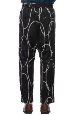 Cotton Rayon PEARL-KATABIRA EASY Pants - Black -Menswear Rise Sales Store Kapital Cotton Rayon PEARL KATABIRA EASY Pants Black K2105LP138 BLK 23 m