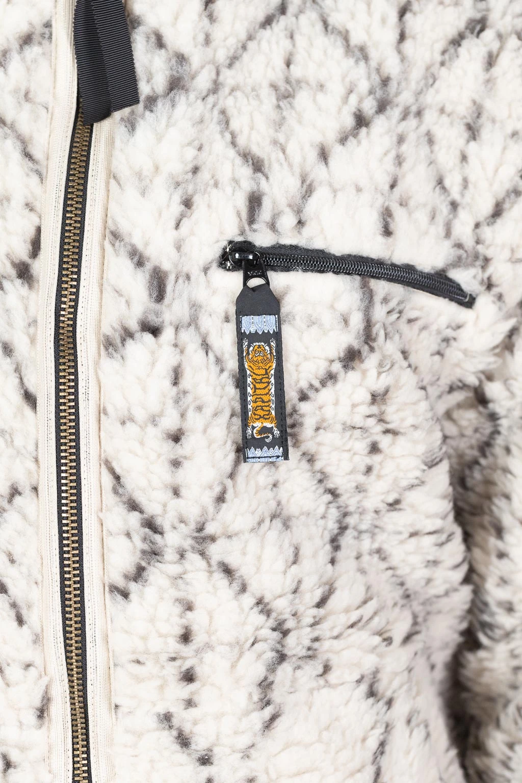 DO-GI SASHIKO BOA Fleece Reversible Blouson - Natural 6 DO-GI SASHIKO BOA Fleece Reversible Blouson - Natural - Image 6