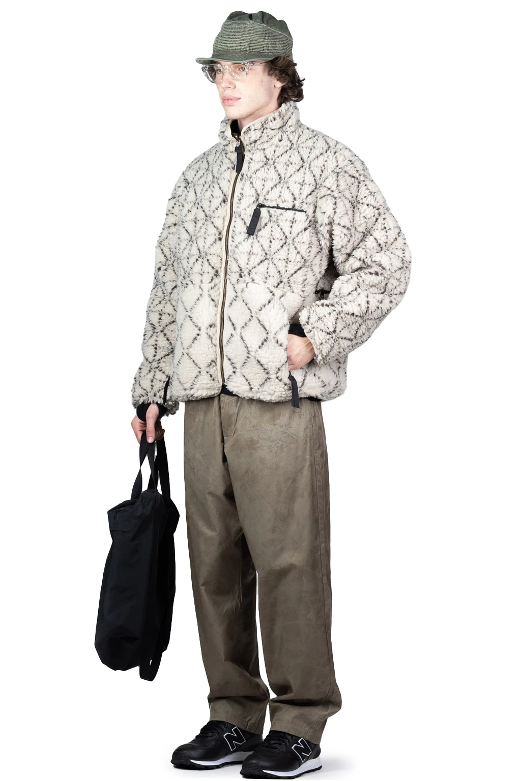 DO-GI SASHIKO BOA Fleece Reversible Blouson - Natural 9 DO-GI SASHIKO BOA Fleece Reversible Blouson - Natural - Image 9