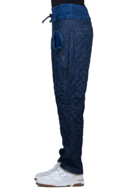 Denim X Waffle Quilting Sarouel NOUVELLE Pants -Menswear Rise Sales Store Kapital Denim x Waffle Quilting Sarouel NOUVELLE Pants EK 1263 noe 04 m
