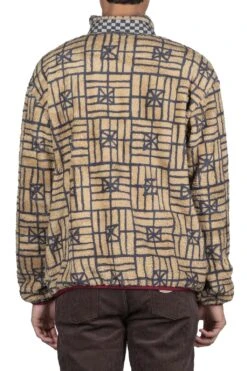 FOLK DOMINO Fleece ZIP Blouson - Beige -Menswear Rise Sales Store Kapital FOLK DOMINO Fleece ZIP Blouson Beige K2211LC133 04 m