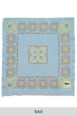 Fastcolor Selvedge Bandana (HAVANANAJA) -Menswear Rise Sales Store Kapital Fastcolor Selvedge Bandana HAVANANAJA K2304XG529 09