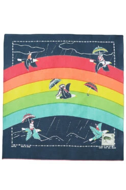 Fastcolor Selvedge Bandana (RAINBOW & BIRDS) - 3 Colour Choices