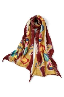 Fulling Wool HAPPY Scarf DRAGON DANCE - 3 Color Choices