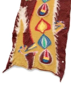 Fulling Wool HAPPY Scarf DRAGON DANCE - 3 Color Choices -Menswear Rise Sales Store Kapital Fulling Wool HAPPY Scarf DRAGON DANCE 3 Color Choices K2310XG531 04