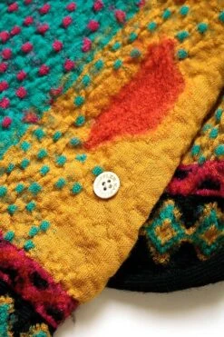 Fulling Wool Scarf DOS DACHSHUNDS - 2 Colors 14 Fulling Wool Scarf DOS DACHSHUNDS - 2 Colors -Menswear Rise Sales Store Kapital Fulling Wool Scarf DOS DACHSHUNDS 2 Colors EK 1303 ta noe 05