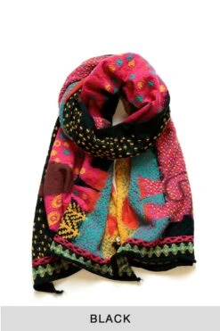 Fulling Wool Scarf DOS DACHSHUNDS - 2 Colors 17 Fulling Wool Scarf DOS DACHSHUNDS - 2 Colors -Menswear Rise Sales Store Kapital Fulling Wool Scarf DOS DACHSHUNDS 2 Colors EK 1303 ta noe 08