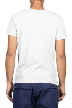 Gauze Jersey Crew Pocket T - Ivory -Menswear Rise Sales Store Kapital Gauze Jersey Crew Pocket T Ivory EK 442 IVR 47 m