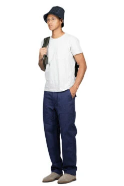 Gauze Jersey Crew Pocket T - Ivory -Menswear Rise Sales Store Kapital Gauze Jersey Crew Pocket T Ivory EK 442 IVR 49 m