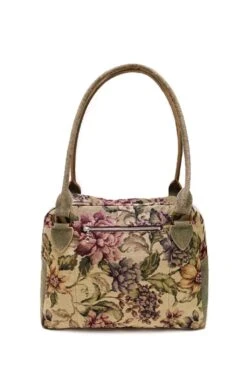 Gobelin Flower FARGO Bag (Small) - Sandbeige