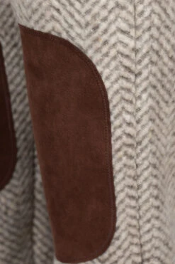 Herringbone Heavy Fleece Easy Pants - Beige X Khaki -Menswear Rise Sales Store Kapital Herringbone Heavy Fleece Easy Pants Beige x Khaki K2110LP1188 15 m