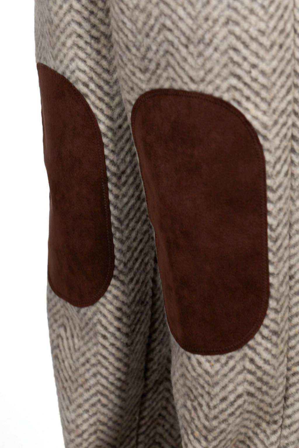 Herringbone Heavy Fleece Easy Tapered Pants - Beige X Khaki 6 Herringbone Heavy Fleece Easy Tapered Pants - Beige X Khaki - Image 6