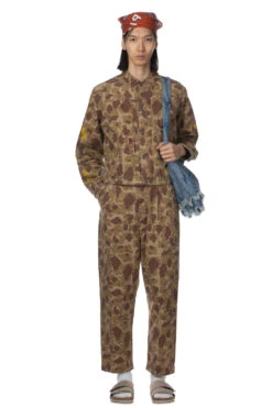 Herringbong HAPPY PEEK-A-BOO Camo NIME Pants