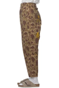 Herringbong HAPPY PEEK-A-BOO Camo NIME Pants 11 Herringbong HAPPY PEEK-A-BOO Camo NIME Pants -Menswear Rise Sales Store Kapital Herringbong HAPPY PEEK A BOO Camo NIME Pants K2209LP025 ac 22 m