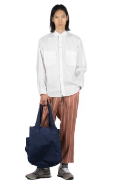 Linen CLIP Shirt - White -Menswear Rise Sales Store Kapital Linen CLIP Shirt White K2303LS055 WH 07 m