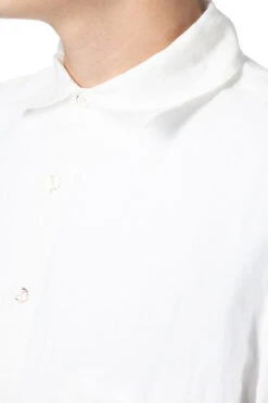 Linen Drawn Work Hippie Sleeve Shirt -Menswear Rise Sales Store Kapital Linen Drawn Work Hippie Sleeve Shirt EK 1409LS WH noe 05a m