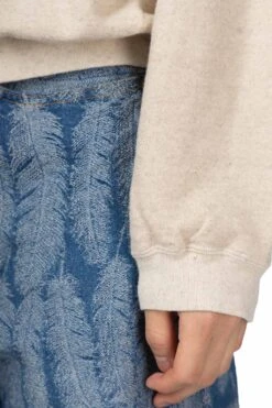 Linen Gauze SWT Knit Crew SWT (CHIROSAKU) - Natural -Menswear Rise Sales Store Kapital Linen Gauze SWT Knit Crew SWT CHIROSAKU Natural K2403LC105 NAT ac 16 m