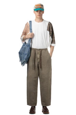 Linen Heavy Canvas EASY Pants - Grey