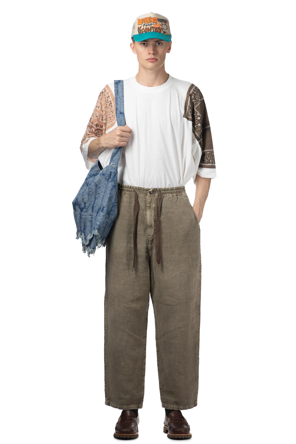 Linen Heavy Canvas EASY Pants - Grey 1 Linen Heavy Canvas EASY Pants - Grey