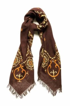 Linen Rayon Fringe Stole (HAVANANAJA) - 4 Color Choices