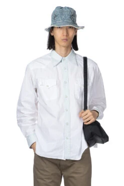 OX X Denim HUSKY Western Shirt - White