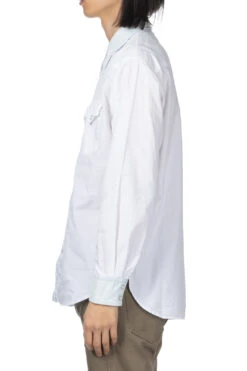 OX X Denim HUSKY Western Shirt - White -Menswear Rise Sales Store Kapital OX x Denim HUSKY Western Shirt White K2403LS041 WH noe 13 m