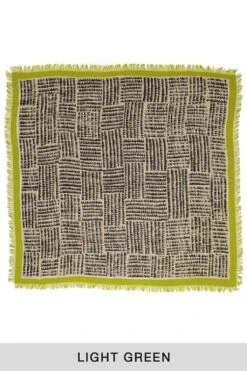 Rayon Fringe Stole (HACKSAW-BLOCK) - 3 Color Choices -Menswear Rise Sales Store Kapital Rayon Fringe Stole HACKSAW BLOCK 3 Color Choices K2309XG528 13