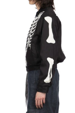 Rayon Twill BONE Drizzler JKT - Black -Menswear Rise Sales Store Kapital Rayon Twill BONE Drizzler JKT Black K2309LJ026 BLK 03 m