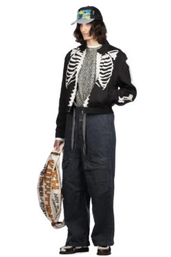 Rayon Twill BONE Drizzler JKT - Black -Menswear Rise Sales Store Kapital Rayon Twill BONE Drizzler JKT Black K2309LJ026 BLK 06 m