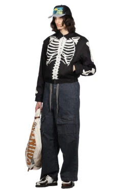 Rayon Twill BONE Drizzler JKT - Black -Menswear Rise Sales Store Kapital Rayon Twill BONE Drizzler JKT Black K2309LJ026 BLK 07 m