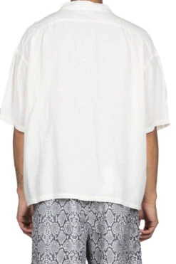 Soft Linen Open Collar BIG Shirt - Natural -Menswear Rise Sales Store Kapital Soft Linen Open Collar BIG Shirt Natural EK 1433SS NAT noe 23 m