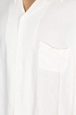 Soft Linen Open Collar BIG Shirt - Natural -Menswear Rise Sales Store Kapital Soft Linen Open Collar BIG Shirt Natural EK 1433SS NAT noe 24 m