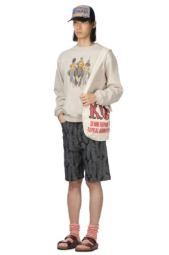 TOP SWT Knit Crew SWT (MONKEY AMIGOS) - Natural -Menswear Rise Sales Store Kapital TOP SWT Knit Crew SWT MONKEY AMIGOS Natural K2403LC108 NAT ac 07 m