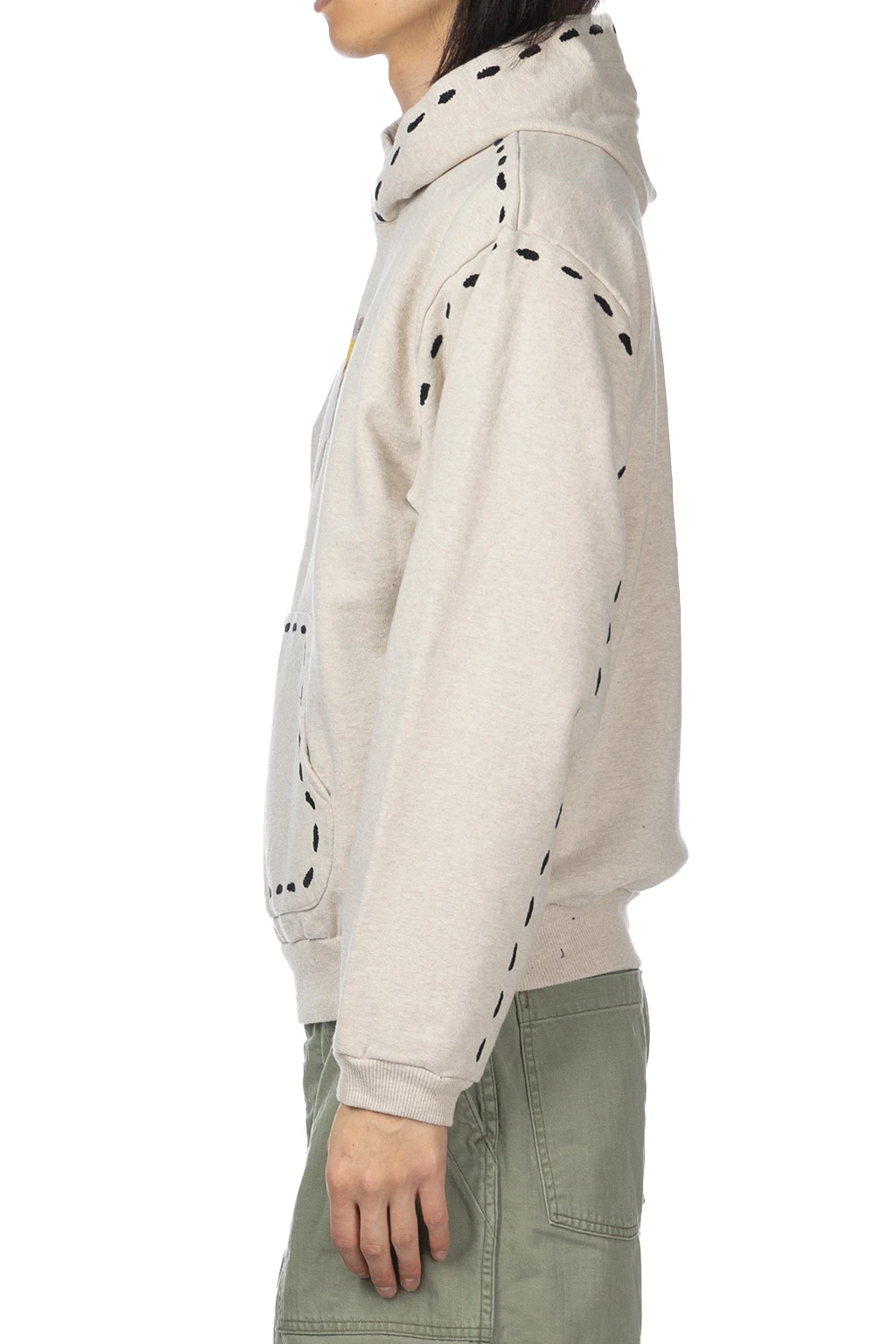 TOP SWT Knit MARIONETTE Hoodie (KINAPUPPU) - Natural 3 TOP SWT Knit MARIONETTE Hoodie (KINAPUPPU) - Natural - Image 3