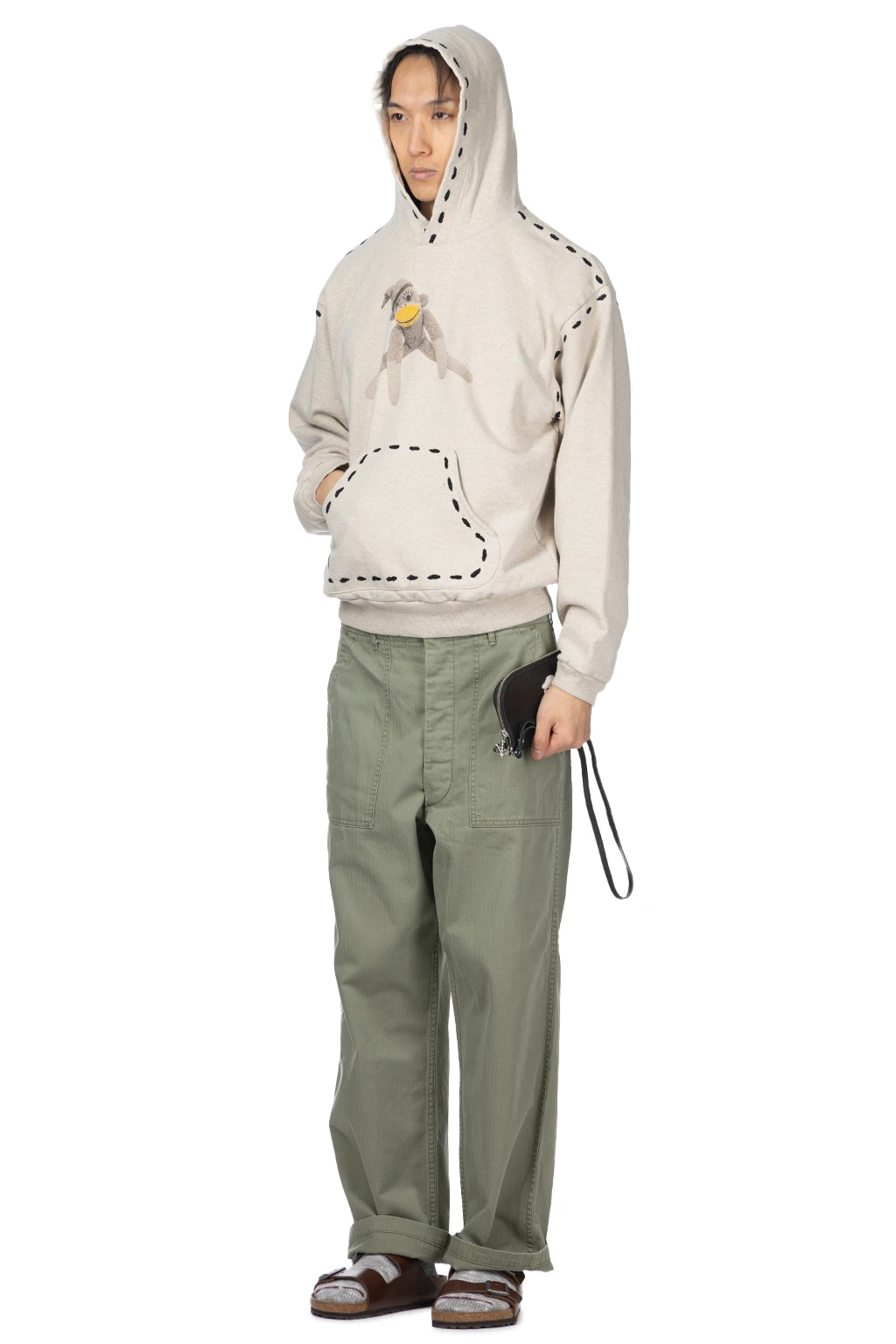 TOP SWT Knit MARIONETTE Hoodie (KINAPUPPU) - Natural 9 TOP SWT Knit MARIONETTE Hoodie (KINAPUPPU) - Natural - Image 9