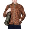 YOSEMITE Arabesque Fleece ZIP Blouson - Brown