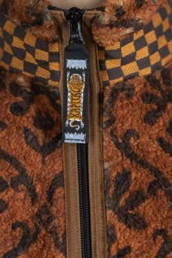 YOSEMITE Arabesque Fleece ZIP Blouson - Brown 10 YOSEMITE Arabesque Fleece ZIP Blouson - Brown -Menswear Rise Sales Store Kapital YOSEMITE Arabesque Fleece ZIP Blouson Brown K2210LC083 BR 05 m