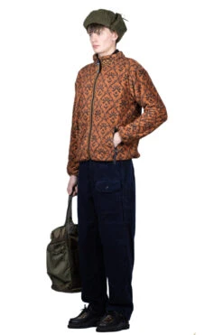 YOSEMITE Arabesque Fleece ZIP Blouson - Brown 11 YOSEMITE Arabesque Fleece ZIP Blouson - Brown -Menswear Rise Sales Store Kapital YOSEMITE Arabesque Fleece ZIP Blouson Brown K2210LC083 BR 06 m