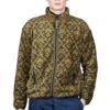 YOSEMITE Arabesque Fleece ZIP Blouson - Khaki